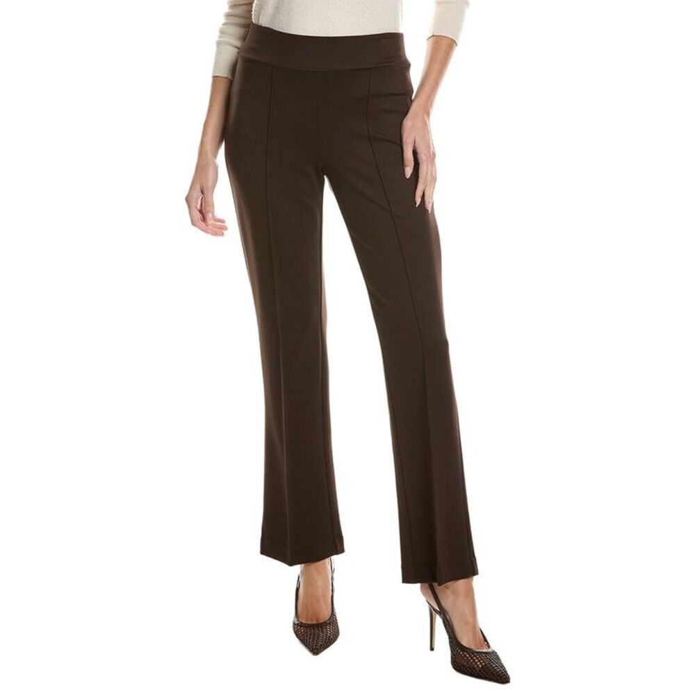 Jones New York Womens Pull-On Pintuck Trouser, Brown